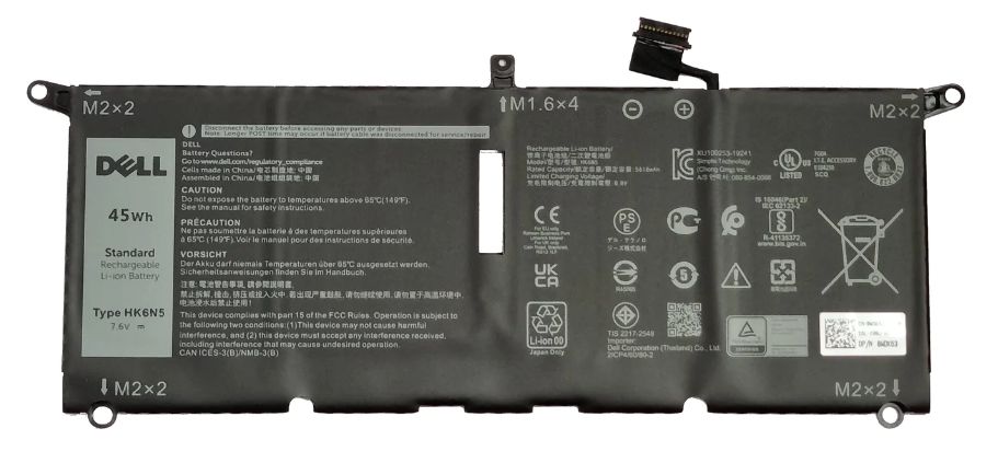 DELL WDK63 laptop spare part Battery
