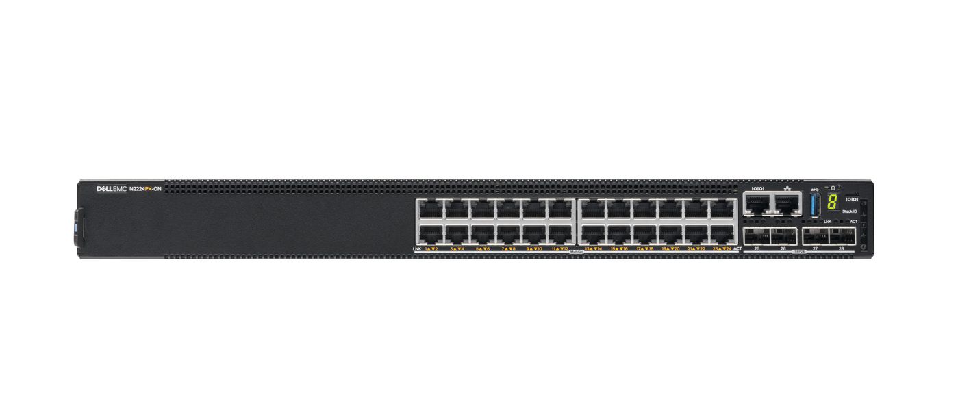 Dell EMC PowerSwitch N2200-ON Series N2224PX-ON Switch 24-porte 2.5 Gigabit PoE++
