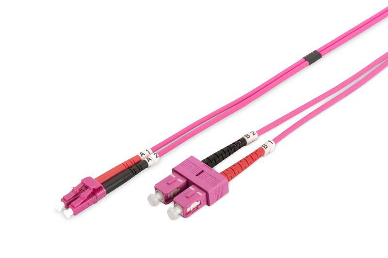 Lanview LVO231814 InfiniBand/fibre optic cable 2 m 2x SC 2x LC Purple