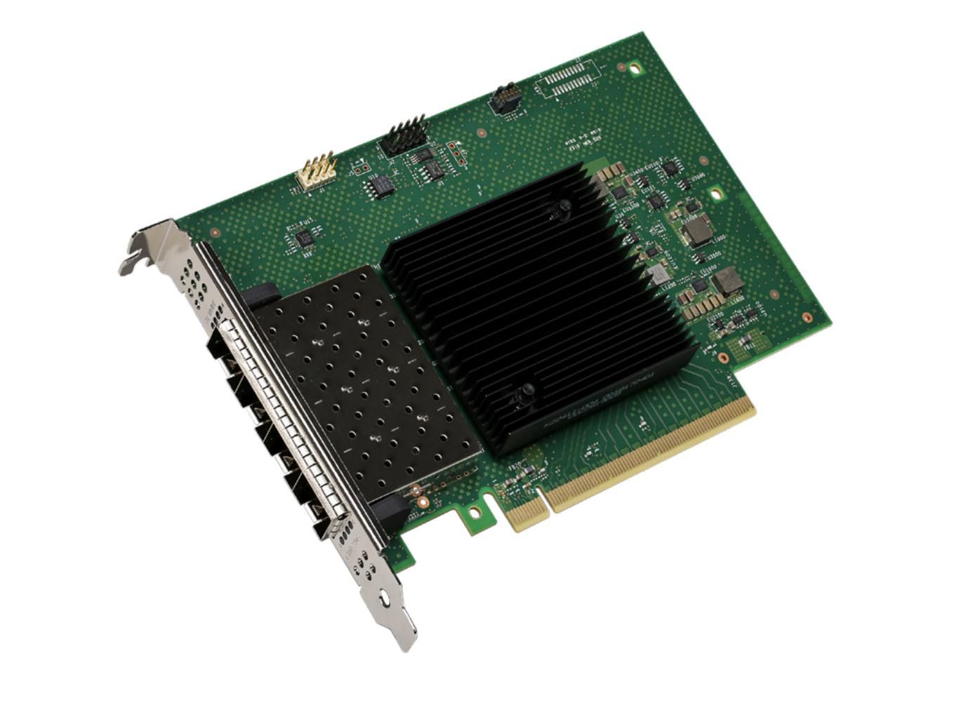 NIC/PCiE up to 25Gb SFP28 x 4 Bulk