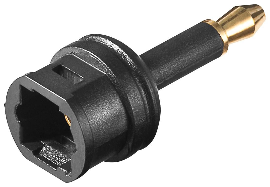 Microconnect TOSLINK-ADAPTER cable gender changer Toslink 3.5 Toslink mini Black