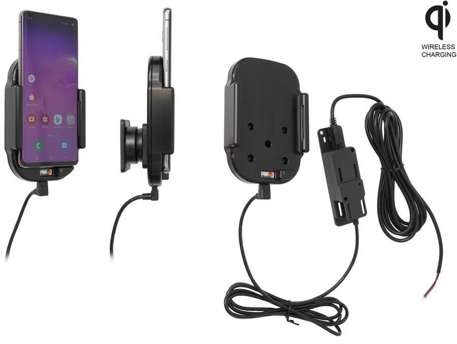 Qi wireless active holder for