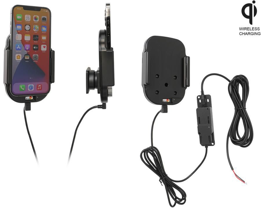 Qi wireless active holder for