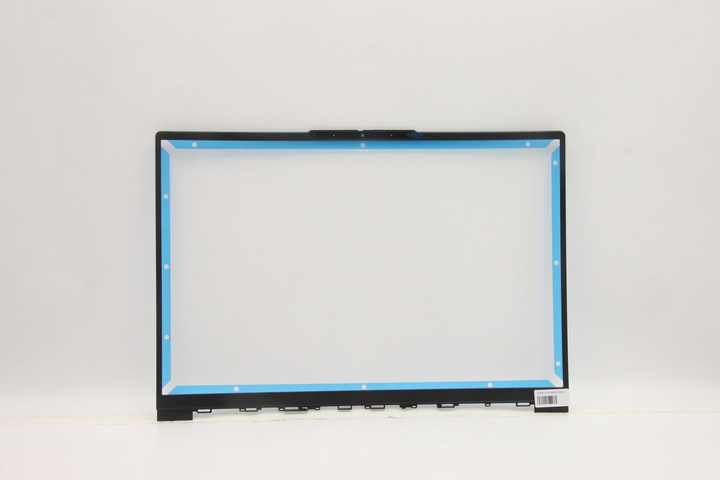 LCD bezel with webcam lens