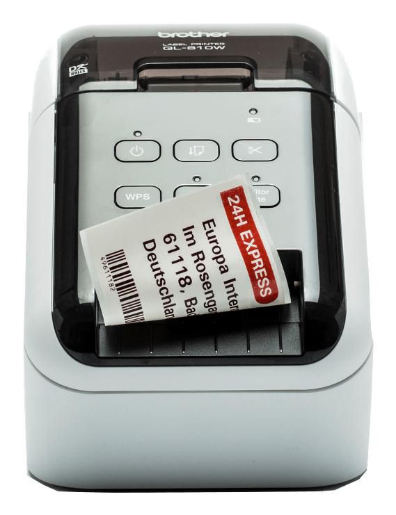 Brother QL-810WC label printer Direct thermal Colour 300 x 300 DPI 176 mm/sec Wired & Wireless DK Wi-Fi