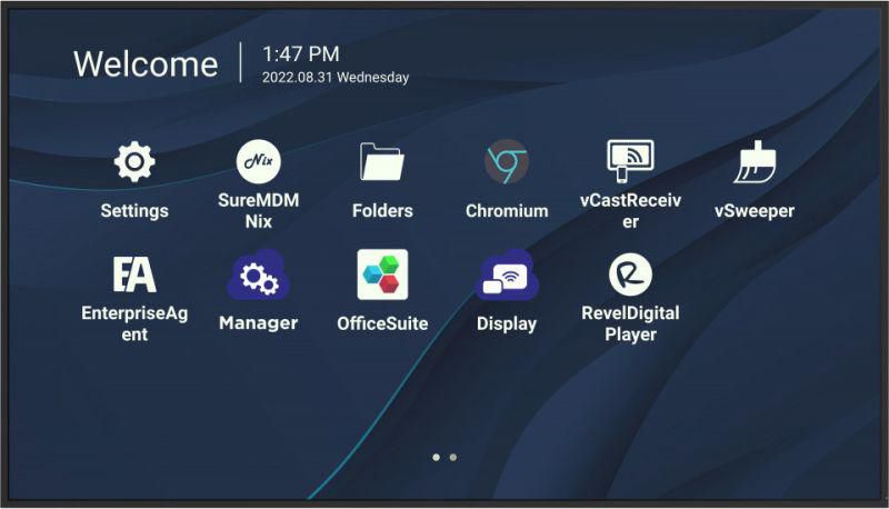 Viewsonic CDE8630 Signage Display Digital signage flat panel 2.18 m (86") LCD 450 cd/m² 4K Ultra HD Black Built-in processor Android 11 24/7