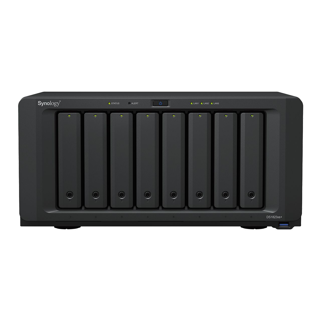 Synology DiskStation DS1823XS+ NAS & lagringsserver Tower Ryzen Embedded V1780B 8 GB DDR4 0 TB DiskStation Manager Sort