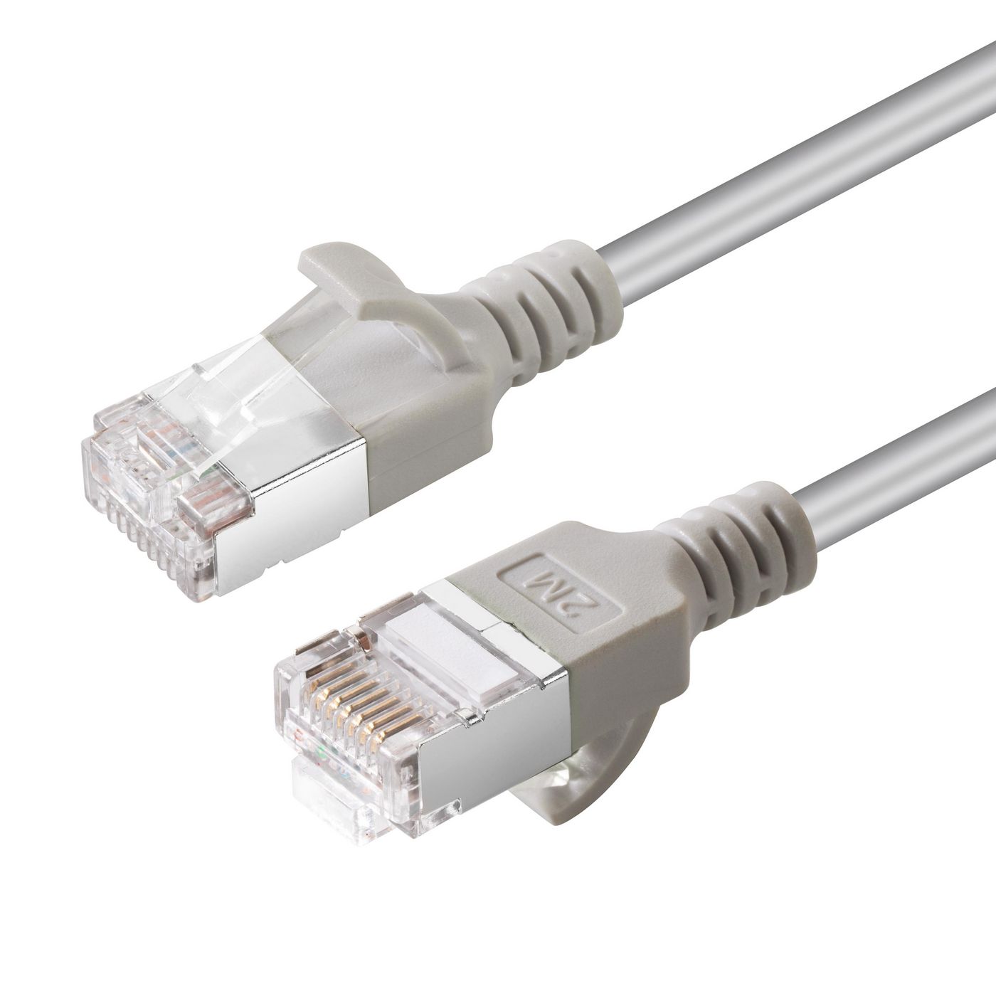 Microconnect V-FTP6A10-SLIM networking cable Grey 10 m Cat6a U/FTP (STP)