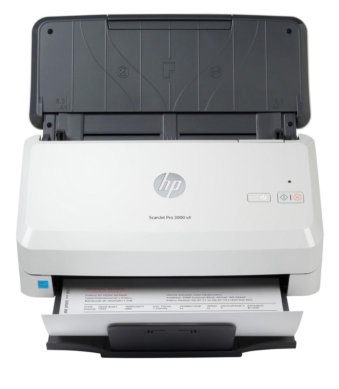 HP ScanJet Pro 3000 s4 Sheet-fed scanner 600 x 600 DPI A4 Black, White
