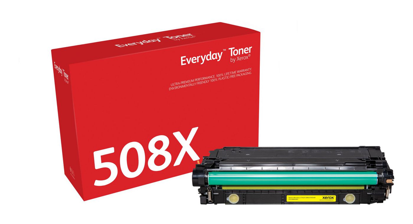 Everyday™ Yellow Toner by Xerox compatible with HP 508X (CF362X), High capacity
