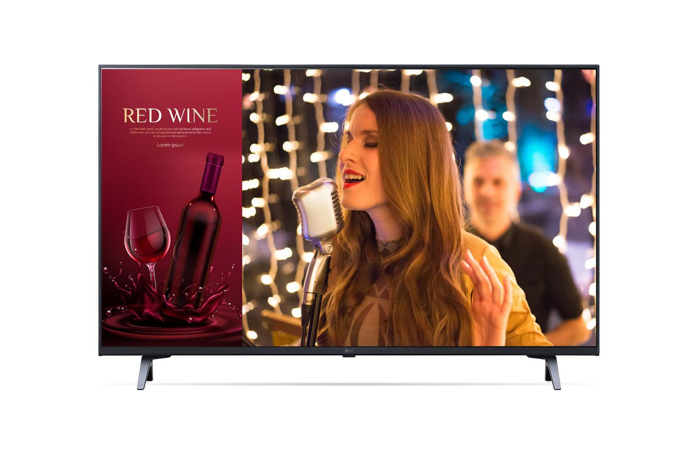 LG 43UR640S3ZD Digital signage flat panel 109.2 cm (43") LED Wi-Fi 4K Ultra HD Blue Built-in processor WebOS