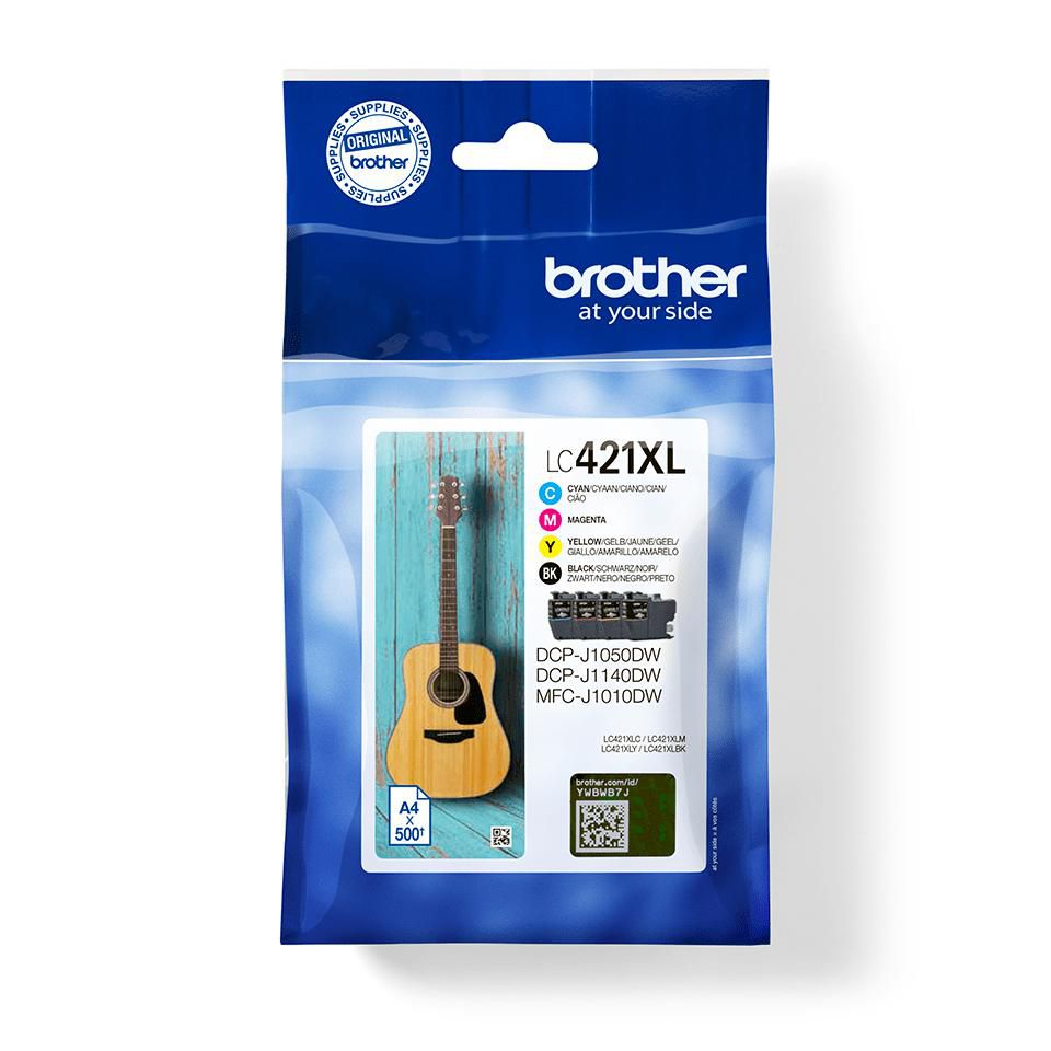 Brother LC421XLVALDR ink cartridge 4 pc(s) Original Black, Cyan, Magenta, Yellow