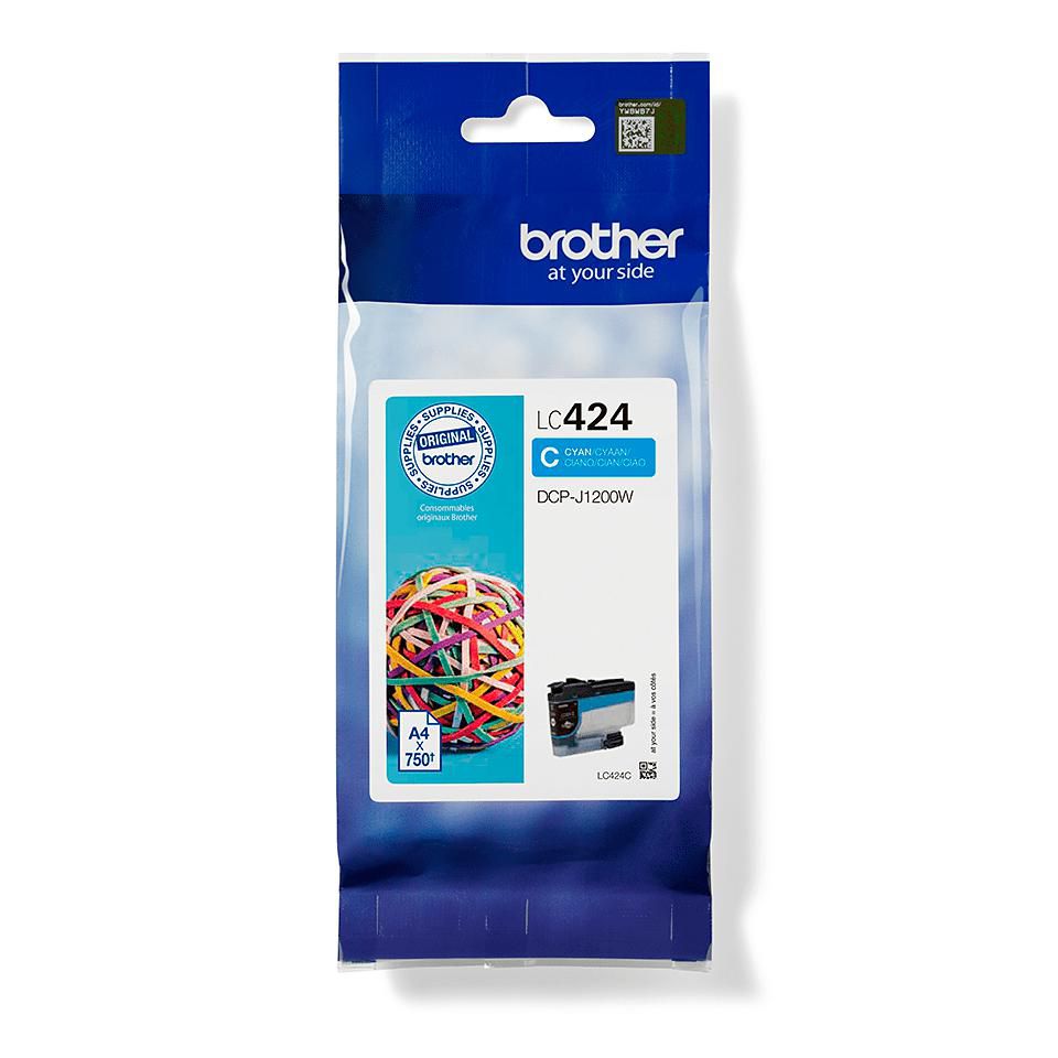 Brother LC424C ink cartridge 1 pc(s) Original Cyan