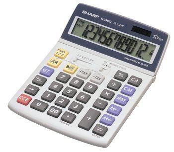 Sharp EL2125C calculator Desktop Financial Black, Blue, Grey