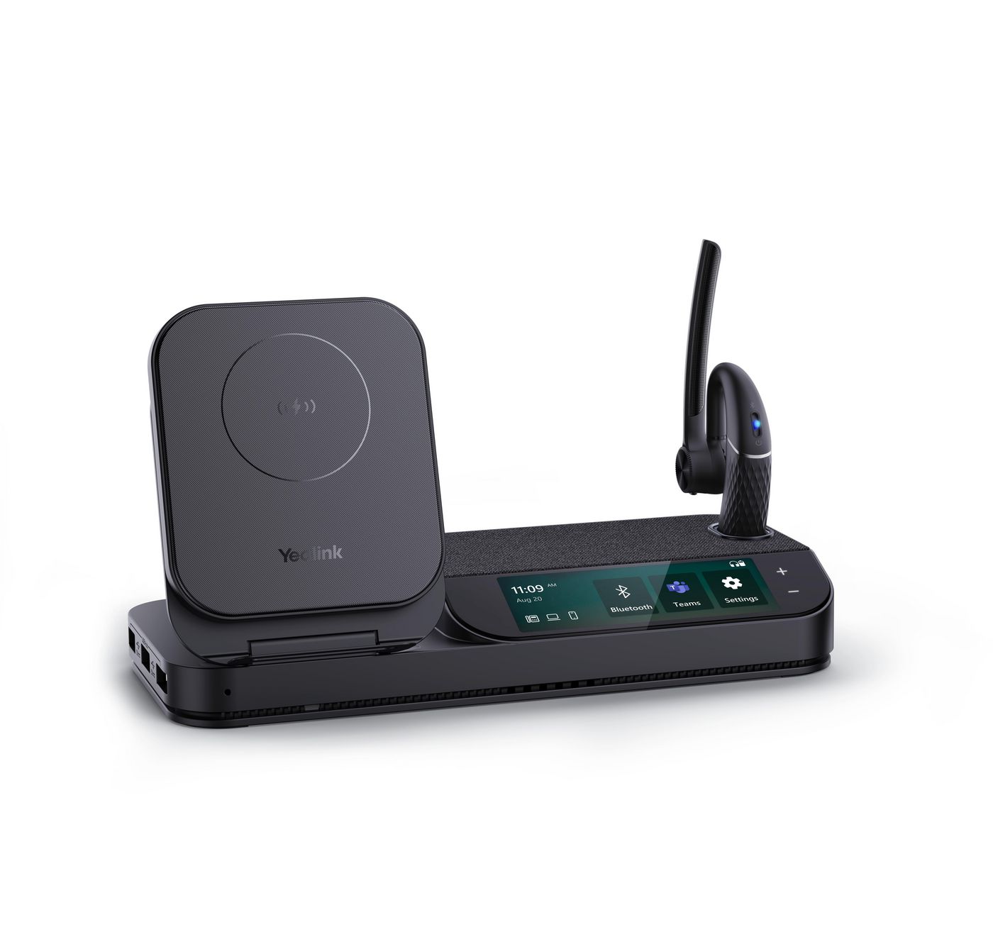Yealink BH71-WORKSTATION headphones/headset Wireless In-ear Office/Call center Bluetooth Charging stand Black