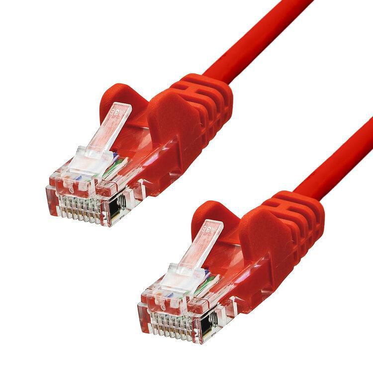 ProXtend V-5UTP-0025R CAT 5e U/UTP CCA 0,25m Rød