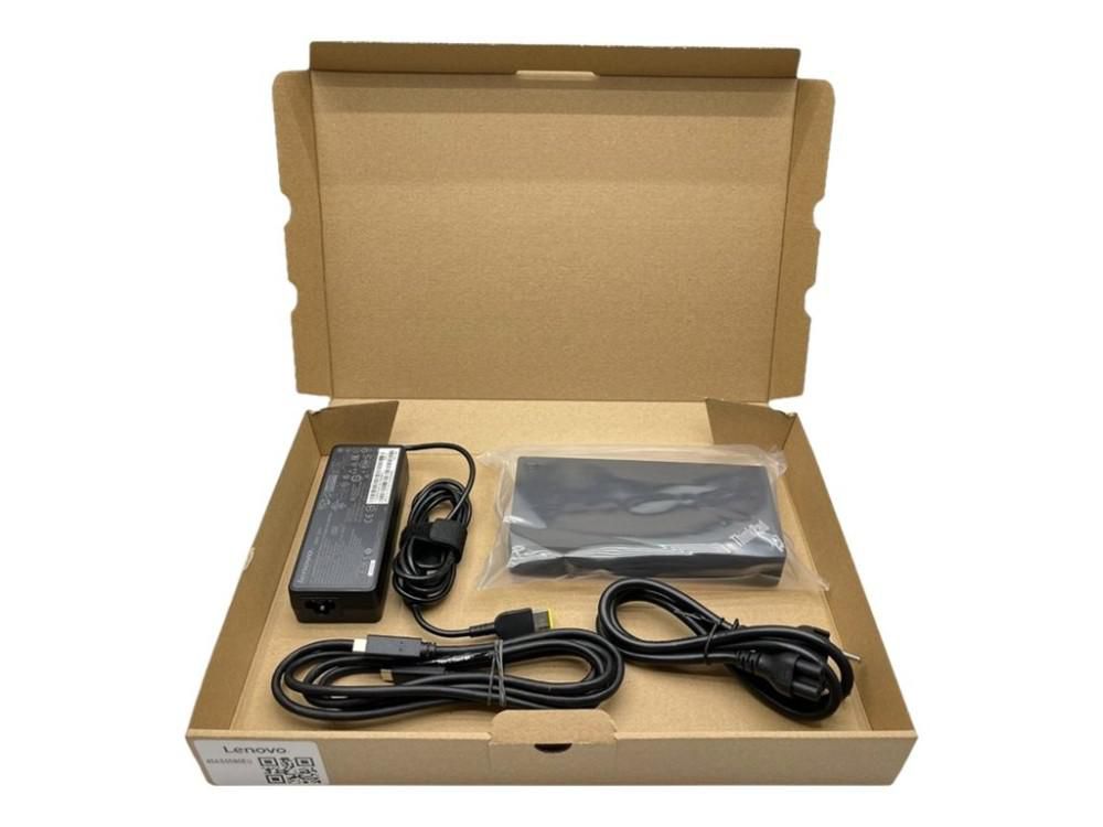 upcycle it Lenovo ThinkPad USB-C Dock (Refurbished) Hybrid USB-C with USB-A Dock - 2 x HDMI, 2 x DP - GigE Wired Black