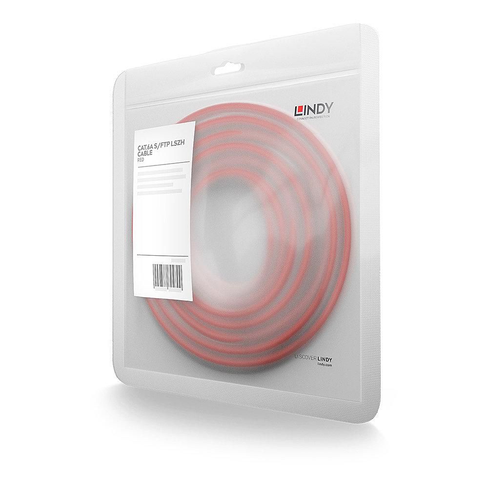 Lindy 47165 networking cable Red 3 m Cat6a S/FTP (S-STP)