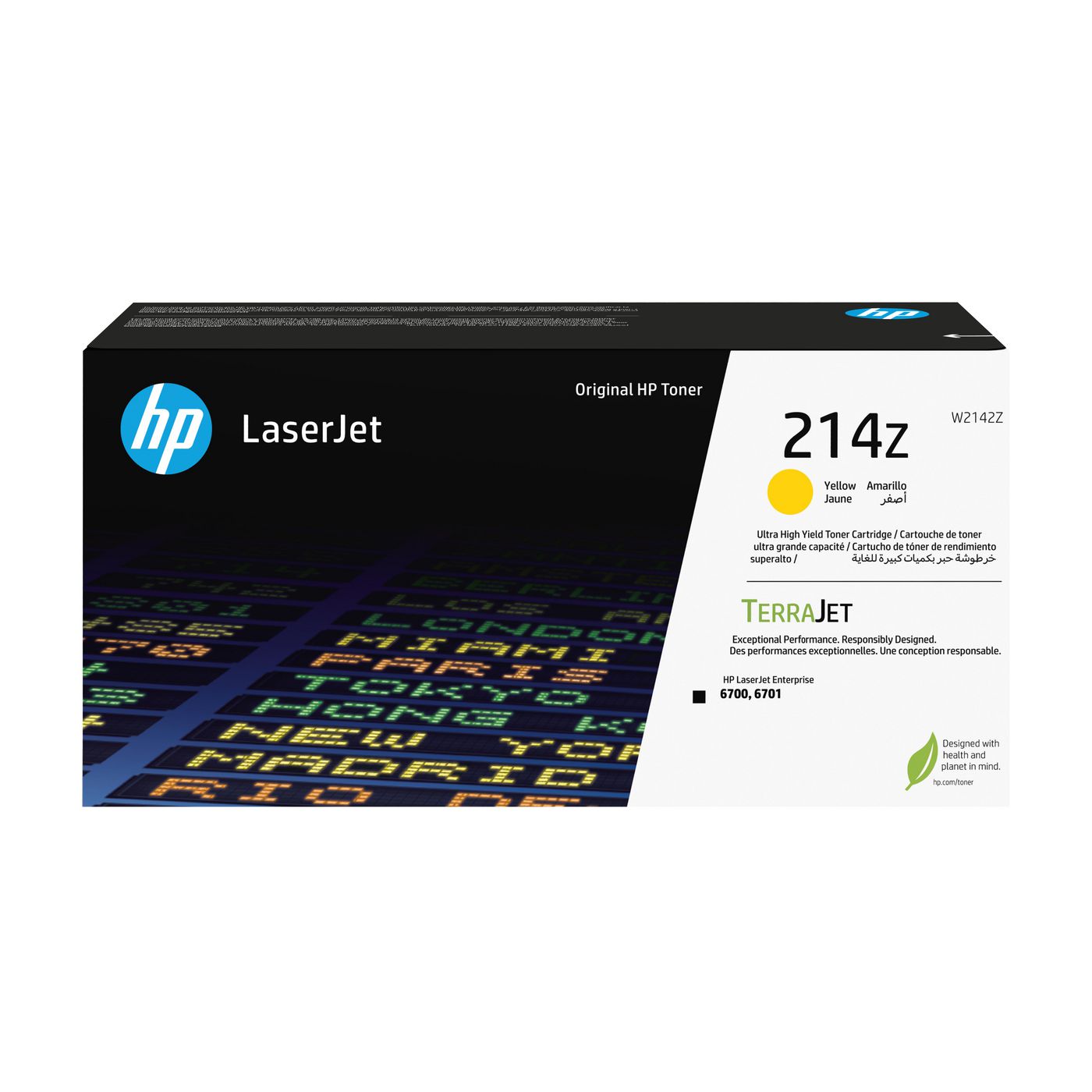 HP 214Z Ultra High Yield Yellow Original LaserJet Toner Cartridge