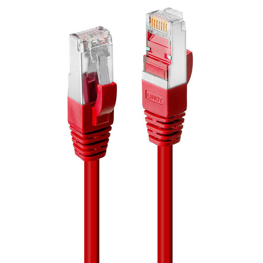 Lindy 45621 networking cable Red 0.5 m Cat6 S/FTP (S-STP)