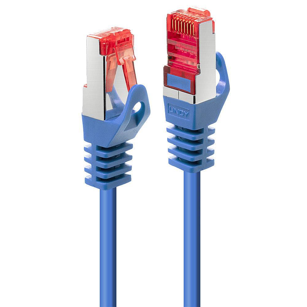 Lindy 47355 networking cable Blue 0.3 m Cat6 S/FTP (S-STP)