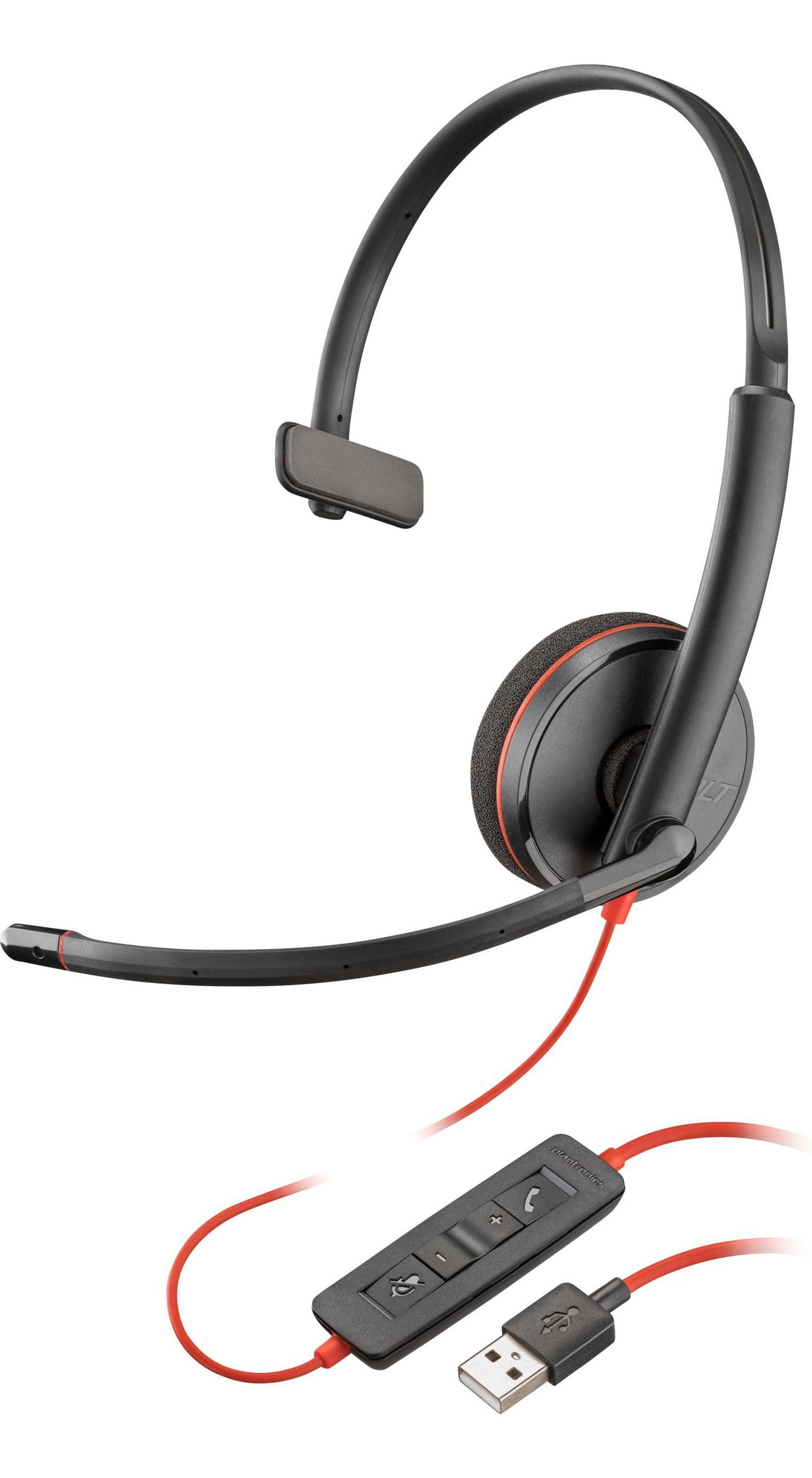 HP Poly Poly Blackwire 3210 Monaural USB-A Headset