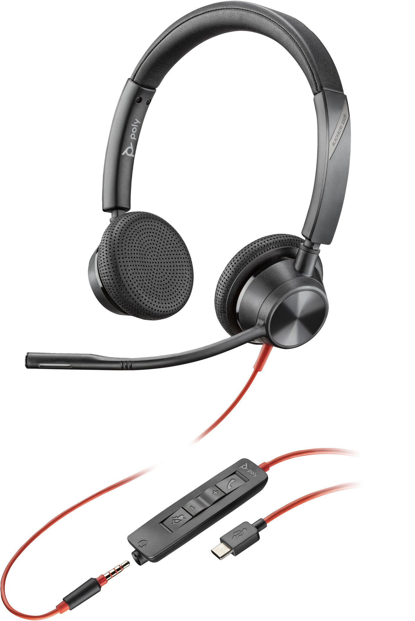 Poly BW 3325 USB-C HS+3.5mmP+USB-C/A