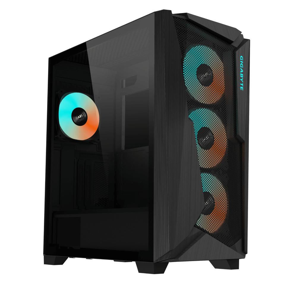 Gigabyte C301 Glass Tårn Udvidet ATX Ingen strømforsyning Sort