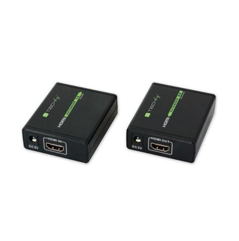 Techly IDATA-EXT-E70 AV extender AV transmitter & receiver Black