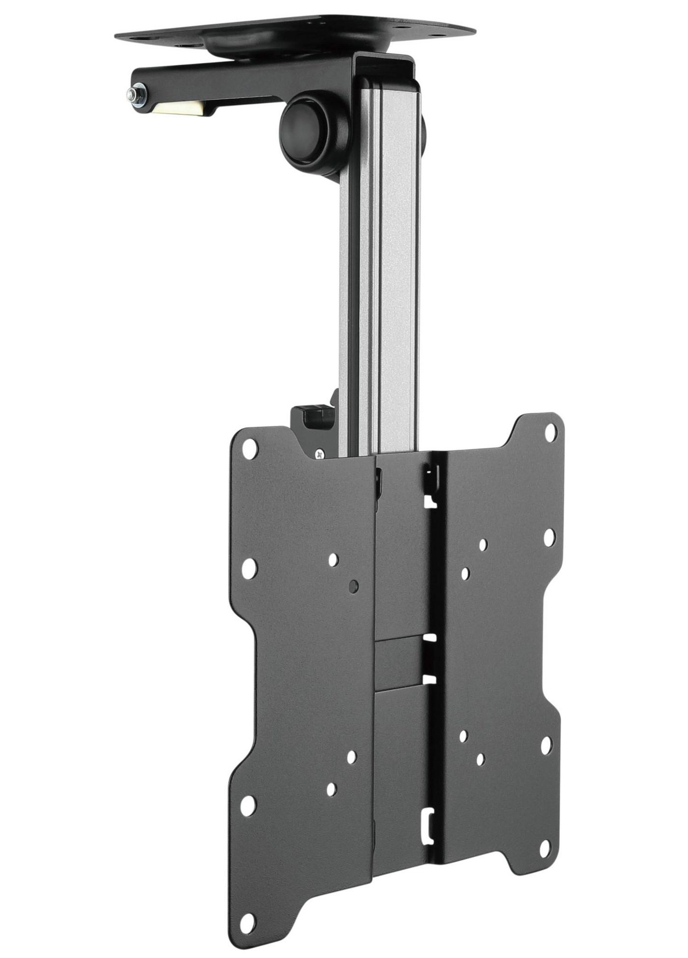 Techly Fold-Up Retractable Ceiling Mount for TV LED/LCD 17"-37" Black