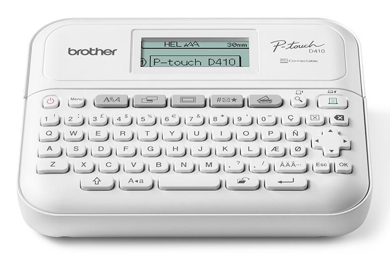 Brother PT-D410VP label printer ZINK (Zero-Ink) 180 x 180 DPI Wired TZe QWERTY