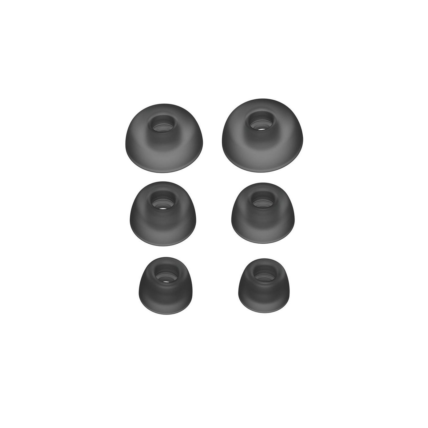 Jabra Evolve2 Buds Eargels 3 pairs (S,M,L) - Black/Ti-B