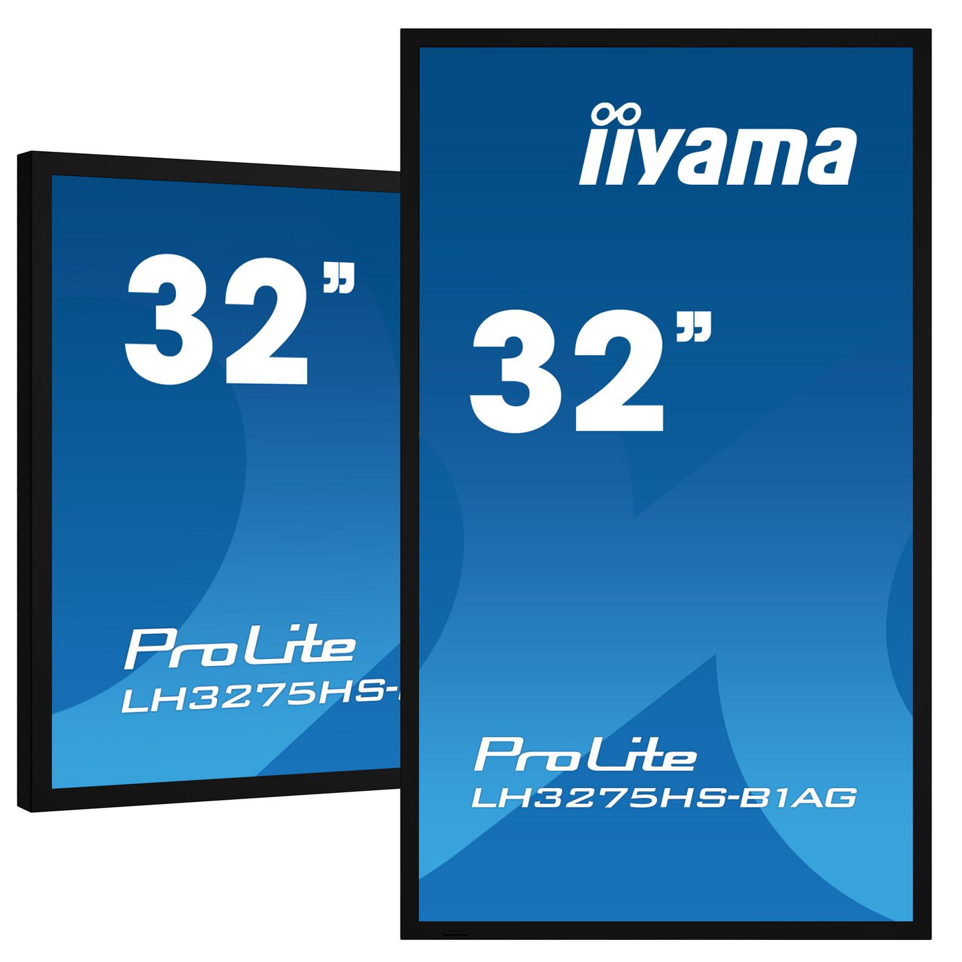 iiyama LH3275HS-B1AG Signage Display Digital signage flat panel 80 cm (31.5") LCD Wi-Fi 500 cd/m² Full HD Black Built-in processor Android 11 24/7