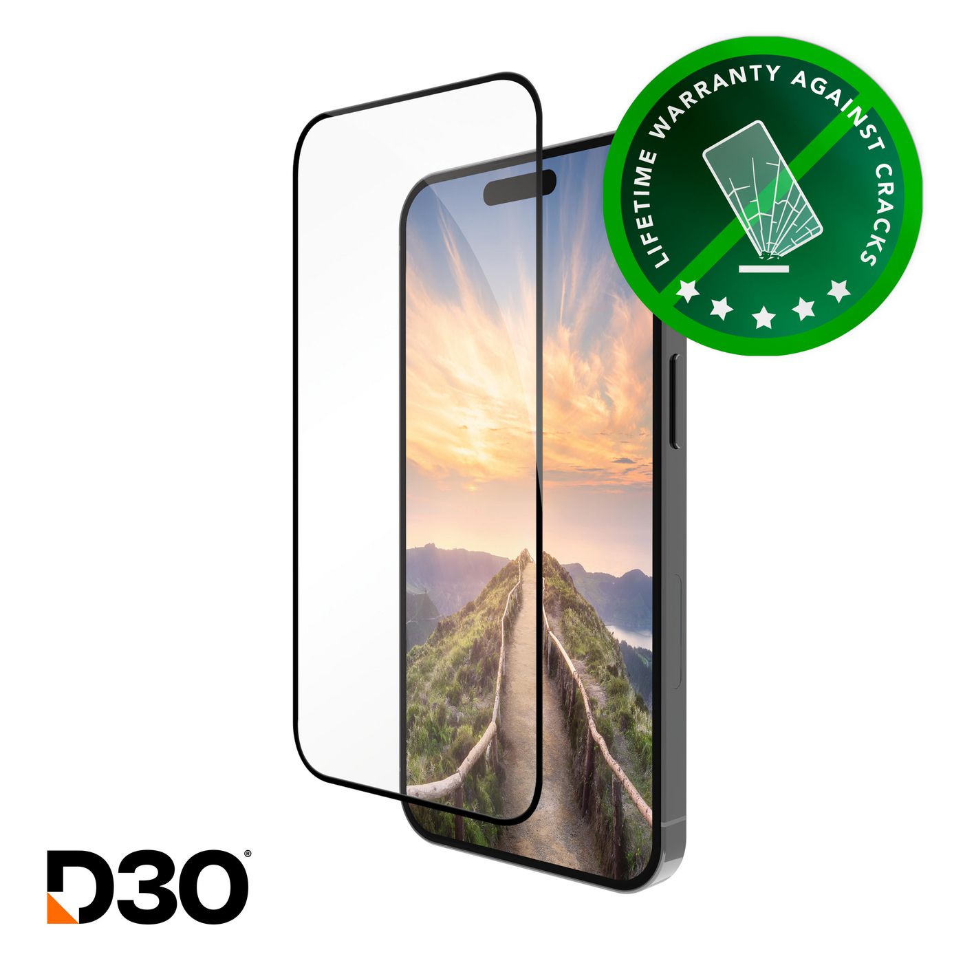 dbramante1928 eco-shield D3O - iPhone 16 ProMax - Black Edge
