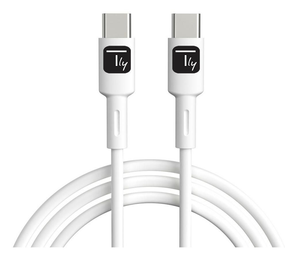 Techly ICOC-MUSB20-C60W1 USB cable USB 2.0 1 m USB C White