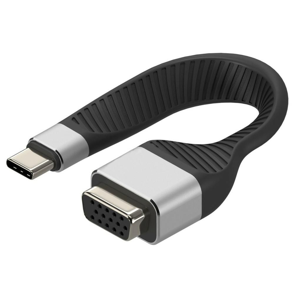 Techly ICOC-USBC-VGA video cable adapter 0.12 m USB Type-C VGA (D-Sub)