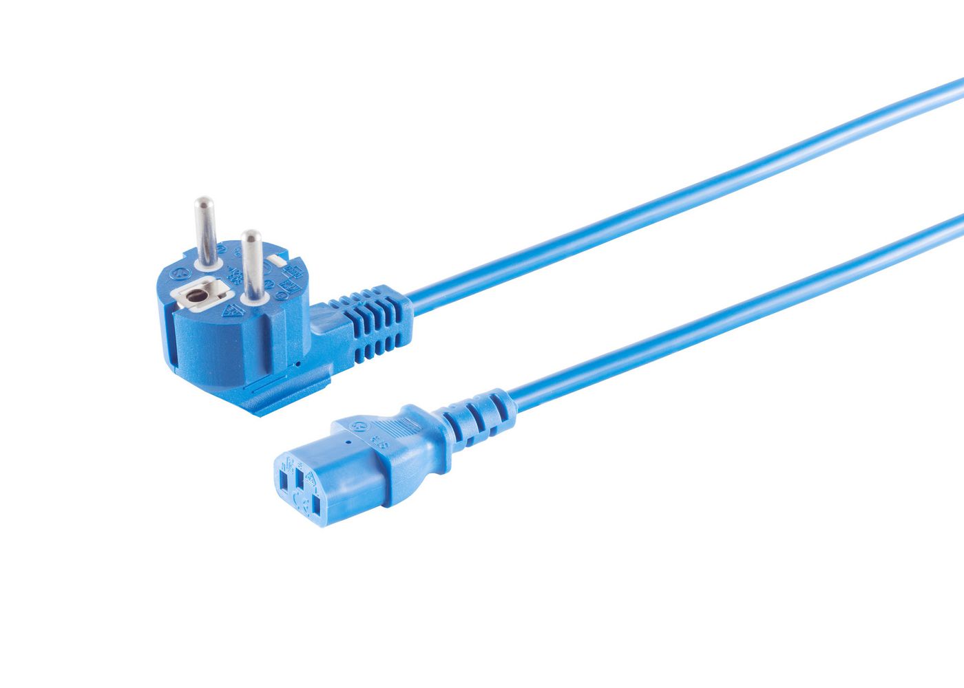 Microconnect MC-SCHUANGC13500B power cable Blue 5 m Power plug type E+F C13 coupler
