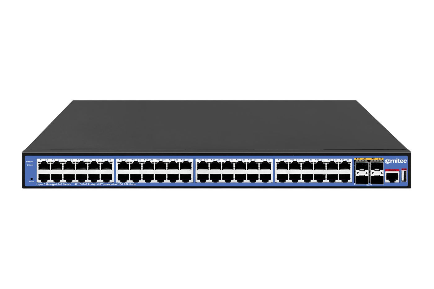 Ernitec ELECTRA-M248-1GB-800W network switch