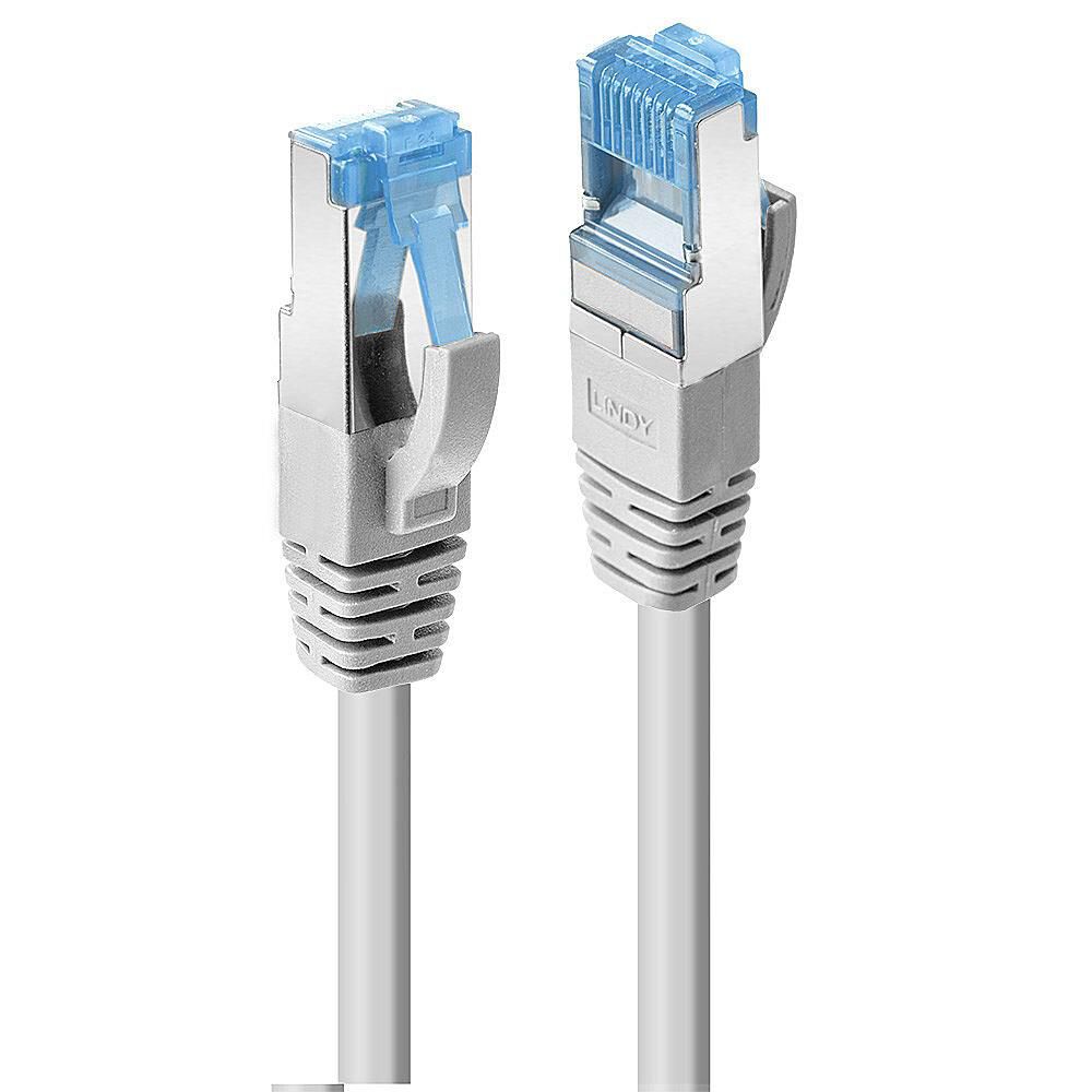 Lindy 1m Cat.6A U/UTP LSZH Cable, Grey 10pcs