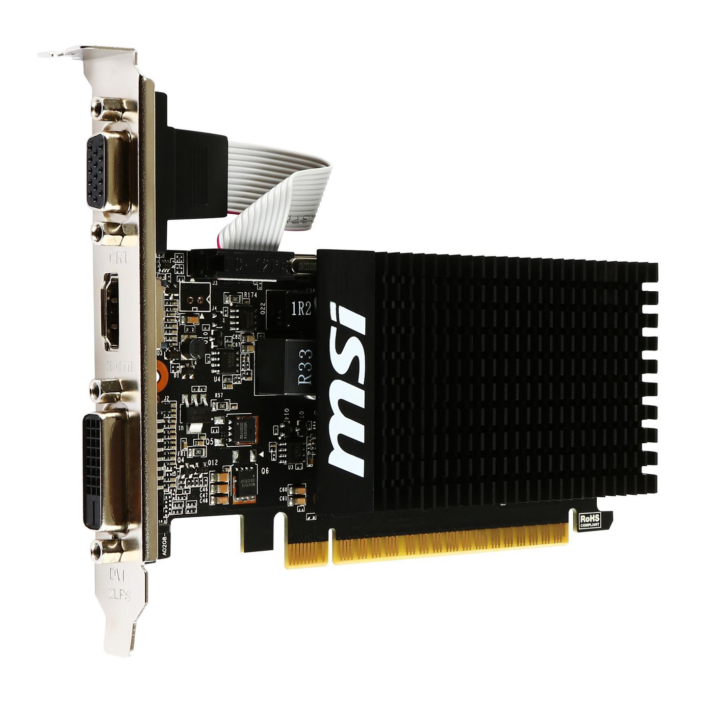 MSI G7102D3HP graphics card NVIDIA GeForce GT 710 2 GB GDDR3