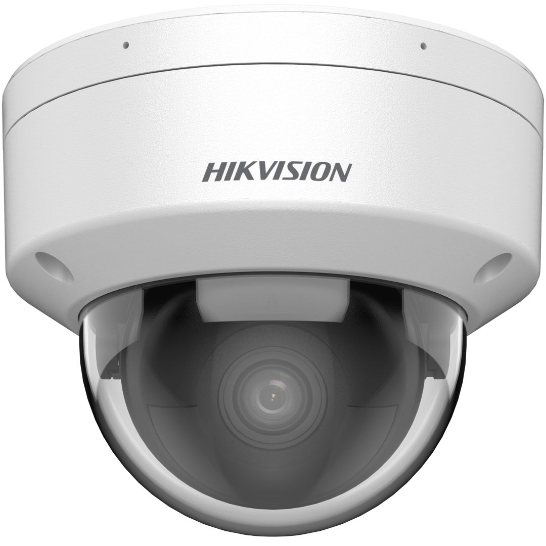 Camera de supraveghere IP Dome 8MP Powered by Darkfighter Hikvision DS-2CD2186G2H-I(2.8MM)(EF), lentila fixa 2.8mm, iluminare min. Color 0.0008 Lux @ (F1.0, AGC ON),B/W 0 Lux cu IR 30m, slot card de memorie microSD/microSDHC/microSDXC card, up to 51