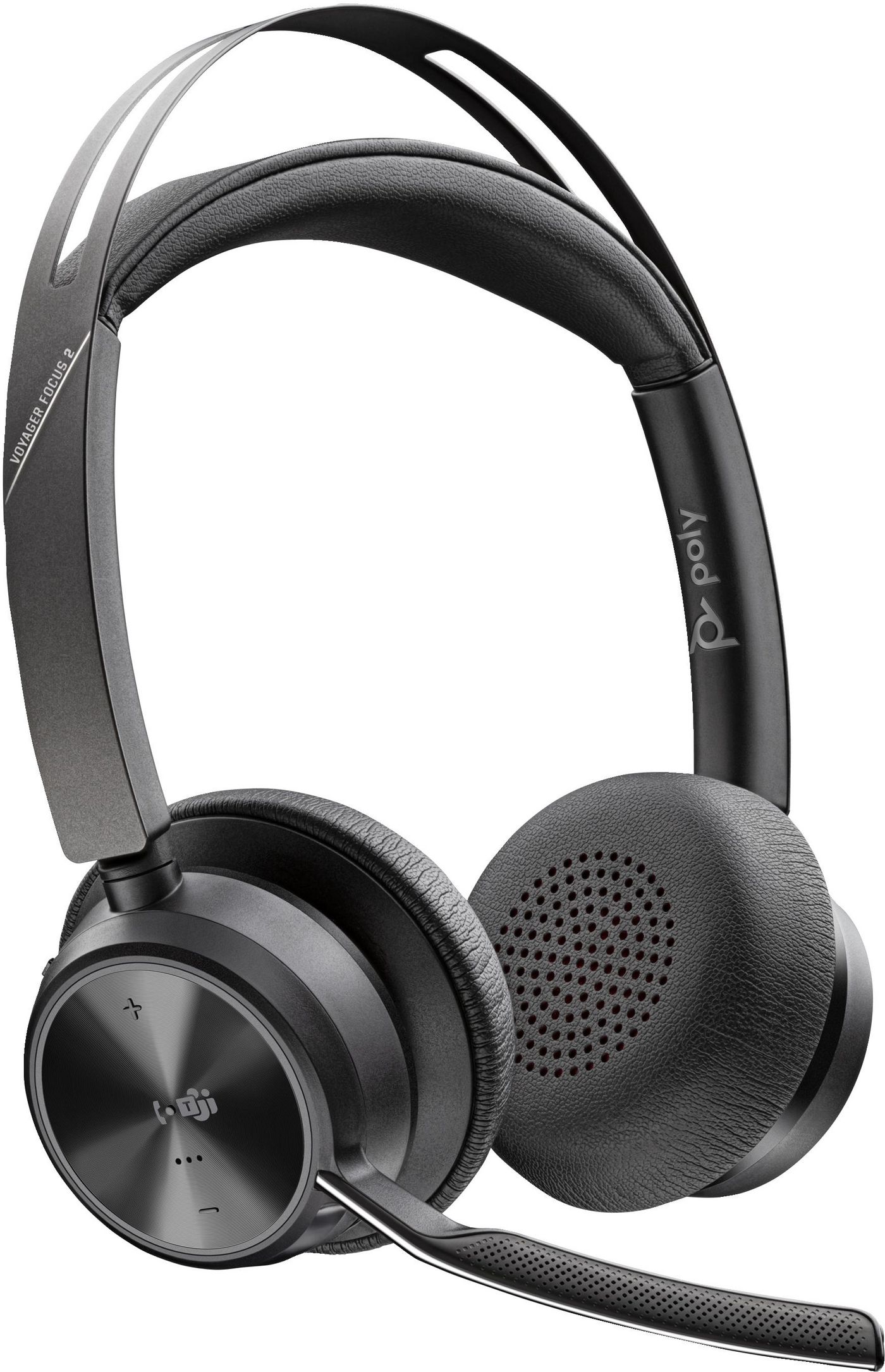 HP Poly Voyager Focus 2 Microsoft Teams Certified USB-C-C Headset +USB-C/A Adapter +Charging Stand