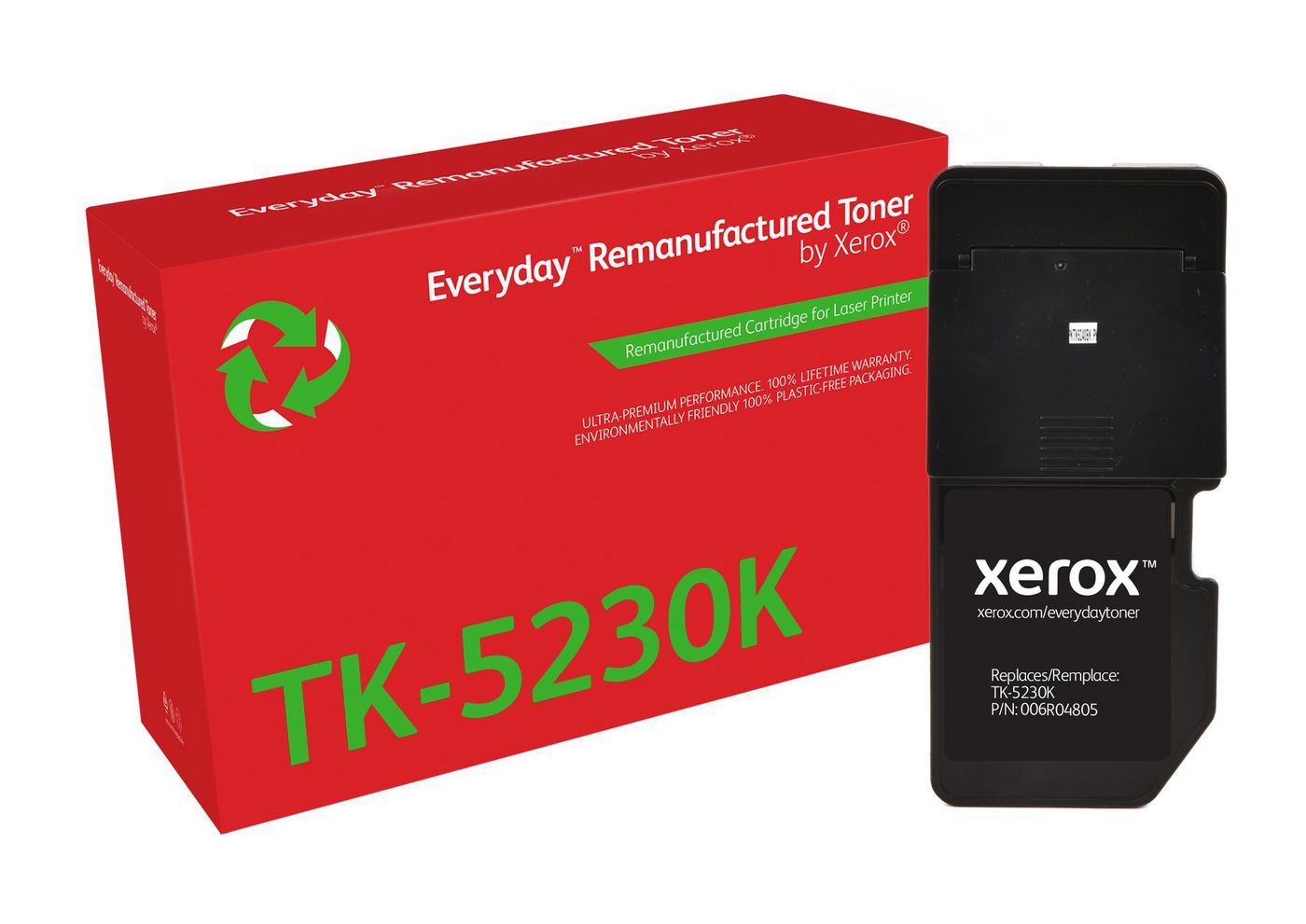 Everyday™ Black Remanufactured Toner by Xerox compatible with Kyocera TK-5230K, Standard capacity