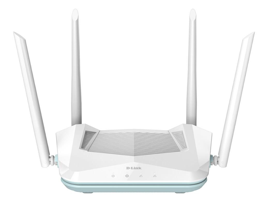 D-Link EAGLE PRO AI AX1500 Smart Router wireless router Gigabit Ethernet Dual-band (2.4 GHz / 5 GHz) White