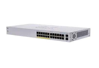 CBS110 Unmgd 24p GE Partl PoE 2x1G SFP S