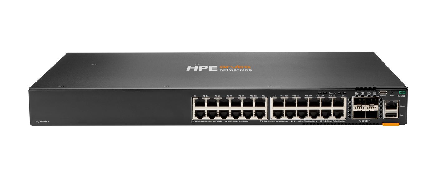 HPE Aruba Networking CX 6300F