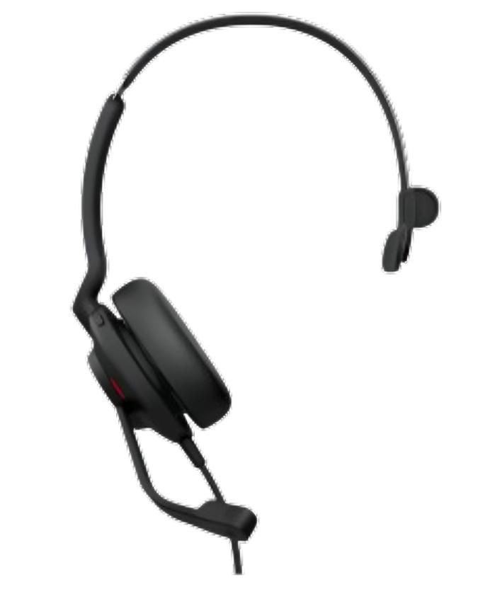 Jabra Evolve2 30 SE MS Mono Kablet Høretelefoner Sort
