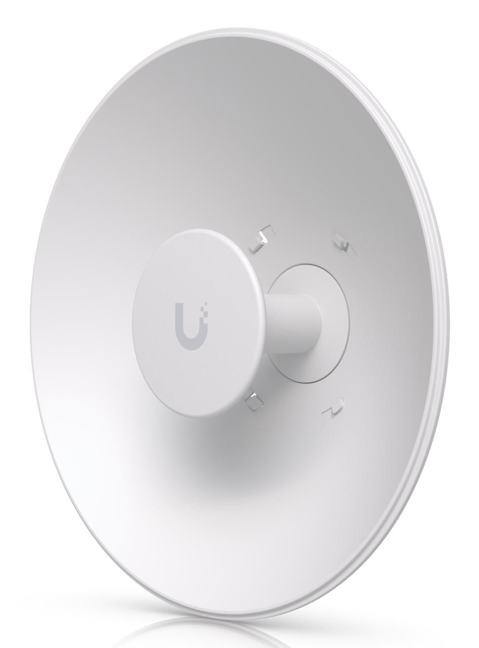 5-7 GHz compact dish with 26 UniFi Gateway Router