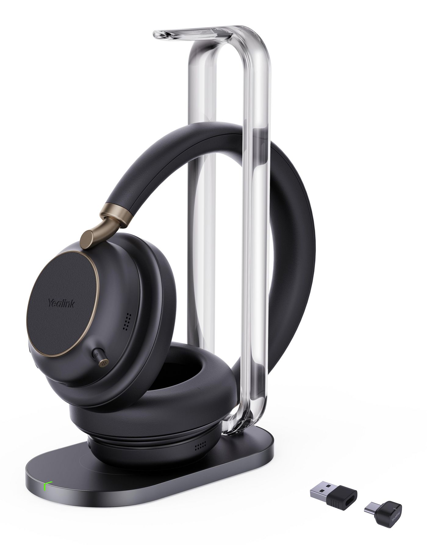Yealink BH76 Plus with Charging Stand UC Black USB-C/A Headset