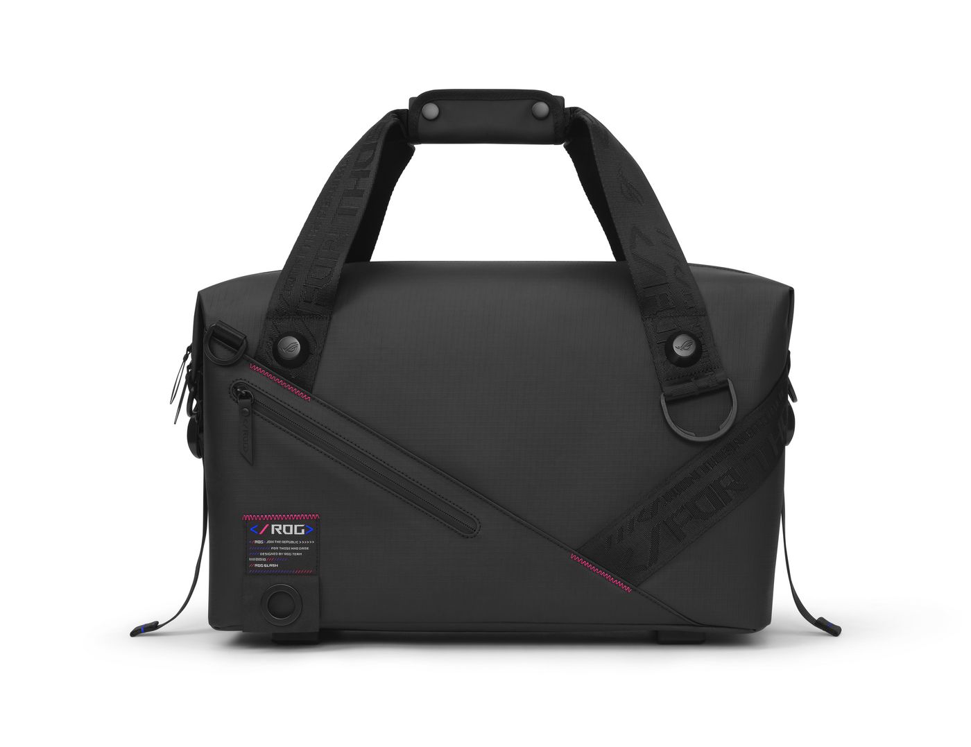ASUS ROG SLASH Duffle Bag Polyester, Polyurethane (PU), Thermoplastic polyurethane (TPU) Black Man Handbag